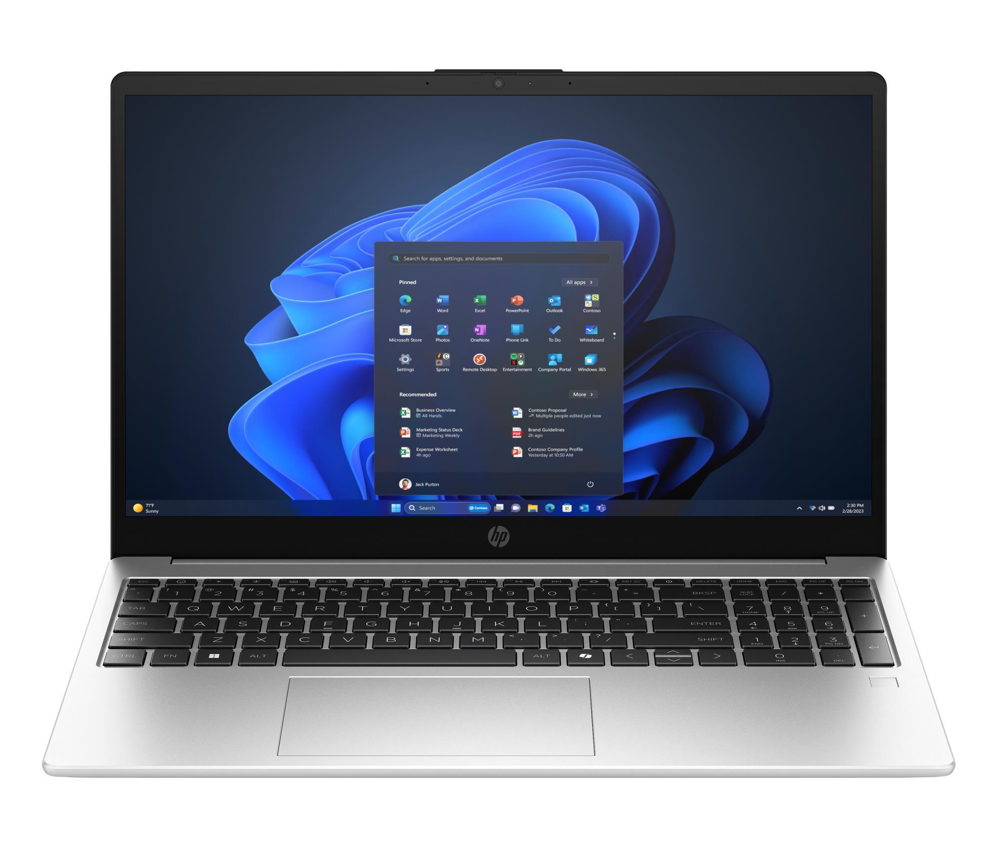 Notebook HP 255R G10 CPU AMD RyzenT 5 7535U 2.9 GHz 15.6 " 1920 x 1080 pixels RAM 16 GB DDR5-SDRAM SSD 512 GB Discrete graphics Not available On-board graphics Yes Numeric keypad Yes Keyboard language English OS installed FreeDOS Colour Silver Weight 1.66 kg 4800 MHz AD1U9ET