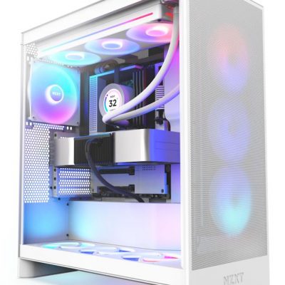 Case|NZXT|H7 Flow RGB|MidiTower|ATX|EATX|MicroATX|MiniITX|Colour White|CM-H72FW-R1