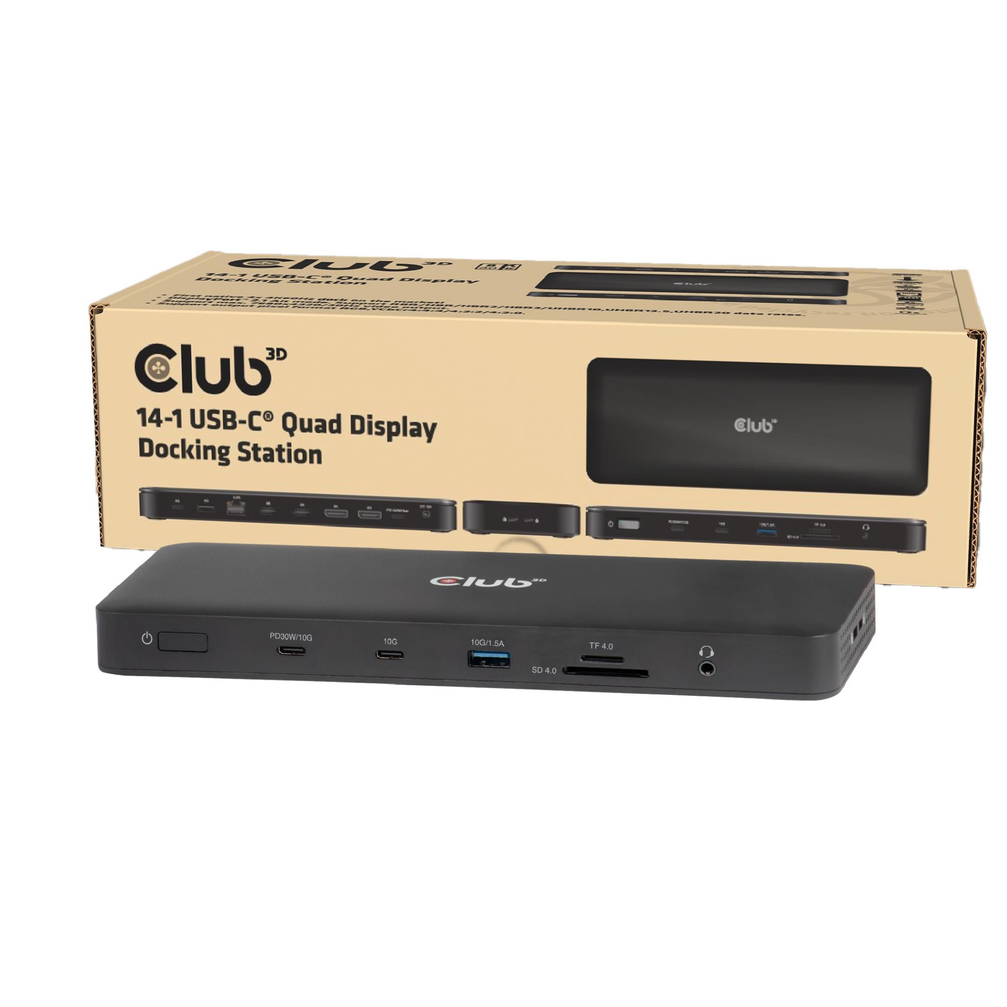 NB ACC DOCKING STATION 14IN1/USB-C 150W CSV-2540 CLUB3D