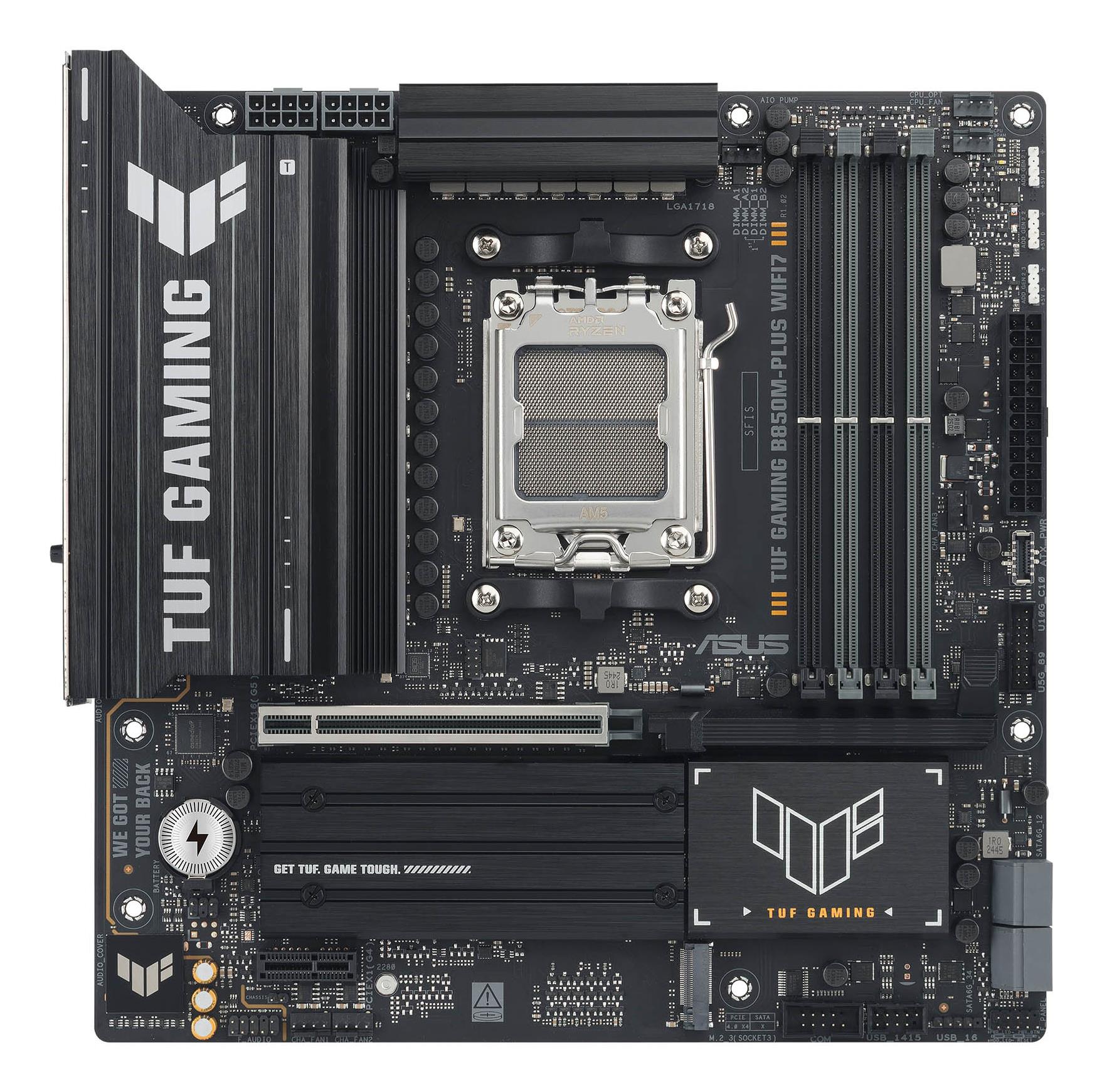Mainboard ASUS AMD B850 SAM5 Micro-ATX Memory DDR5 Memory slots 4 GAMINGB850M-PLUSWIFI7