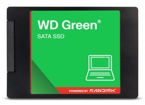 SSD SANDISK Green POWERED BY SANDISK 240 GB Serial ATA Read speed 545 MB/s 2.5″ MTBF 1000000 h WDS240G3G0A