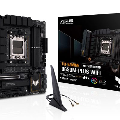 Mainboard ASUS AMD B650 SAM5 MicroATX Memory DDR5 Memory slots 4 1xPCI-Express 4.0 1x 1xPCI-Express 4.0 16x 2xM.2 1xHDMI 1xDisplayPort 4xUSB 2.0 3xUSB 3.2 1xUSB-C 1xRJ45 5xAudio port TUFGAMB650M-PLUSWIFI