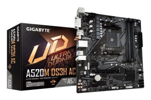 Mainboard GIGABYTE AMD A520 SAM4 Micro-ATX Memory DDR4 Memory slots 4 A520MDS3HAC1.4