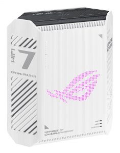 Wireless Router ASUS GS-BE7200 Wi-Fi 7 (802.11be) Data speed 7200 Mbit/s Ethernet WAN Yes WAN connection type RJ-45 Ethernet LAN Yes 4xLAN ports
