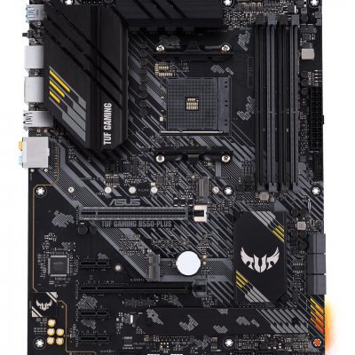 Mainboard ASUS AMD B550 SAM4 ATX 3xPCI-Express 3.0 1x 1xPCI-Express 3.0 16x 2xM.2 1xPCI-Express 4.0 16x Memory DDR4 Memory slots 4 1xHDMI 1xDisplayPort 1xUSB type C 5xUSB 3.2 1xOptical S/PDIF 1xRJ45 5xAudio port TUFGAMINGB550-PLUS