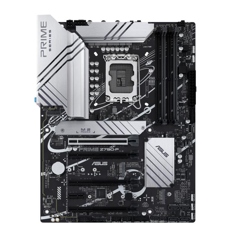 Mainboard ASUS Intel Z790 LGA1700 ATX Memory DDR5 Memory slots 4 1xPCI-Express 3.0 1x 3xPCI-Express 4.0 16x 1xPCI-Express 5.0 16x 3xM.2 1xHDMI 1xDisplayPort 4xUSB 2.0 3xUSB 3.2 1xUSB-C 1xPS/2 1xRJ45 3xAudio port PRIMEZ790-P
