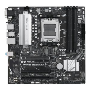 Mainboard ASUS AMD B650 SAM5 Micro-ATX Memory DDR5 Memory slots 4 2xPCI-Express 4.0 16x 2xM.2 1xVGA 1xHDMI 1xDisplayPort 4xUSB 2.0 4xUSB 3.2 1xPS/2 1xRJ45 3xAudio port PRIMEB650M-AII-CSM