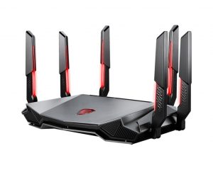 Wireless Router MSI 6600 Mbps IEEE 802.11a IEEE 802.11b IEEE 802.11g IEEE 802.11n IEEE 802.11ac IEEE 802.11ax USB 3.0 4x10/100/1000M 1x2.5GbE LAN WAN ports 1 GRAXE66