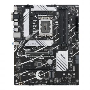 Mainboard ASUS Intel B760 Express LGA1700 ATX Memory DDR4 Memory slots 4 2xPCI-Express 3.0 1x 1xPCI-Express 4.0 16x 1xPCI-Express 5.0 16x 3xM.2 1x15pin D-sub 1xHDMI 1xDisplayPort 2xUSB 2.0 3xUSB 3.2 1xUSB-C 1xRJ45 3xAudio port PRIMEB760-PLUSD4