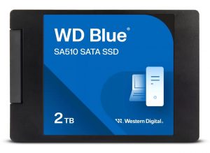 SSD SANDISK Blue SA510 POWERED BY SANDISK 2000 GB Serial ATA III Write speed 520 MB/s Read speed 560 MB/s 2.5" WDS200T3B0A