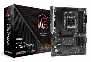 Mainboard|ASROCK|AMD B650|SAM5|ATX|Memory DDR5|Memory slots 4|2xPCI-Express 4.0 1x|2xPCI-Express 4.0 16x|3xM.2|1xHDMI|1xAudio-In|1xAudio-Out|1xMicrophone|4xUSB 2.0|7xUSB 3.2|2xUSB-C|1xRJ45|B650PGLIGHTNING