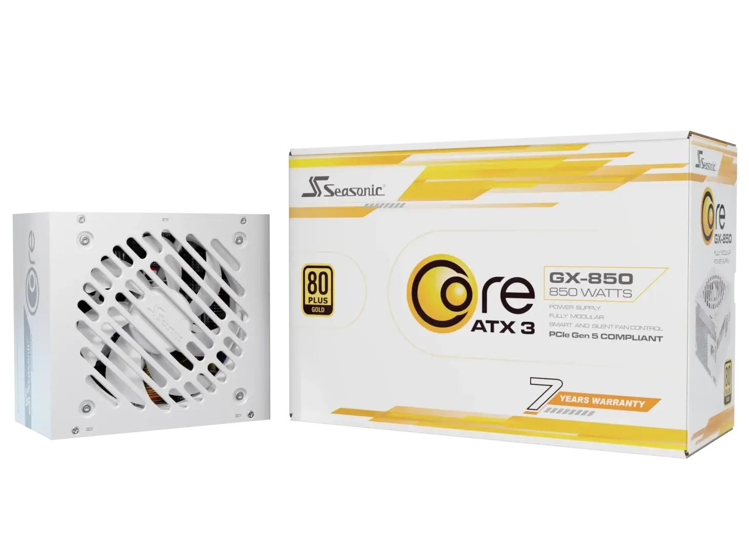 Power Supply SEASONIC CORE GX White ATX 850 W SRP-CGX851-A5A32SF-W