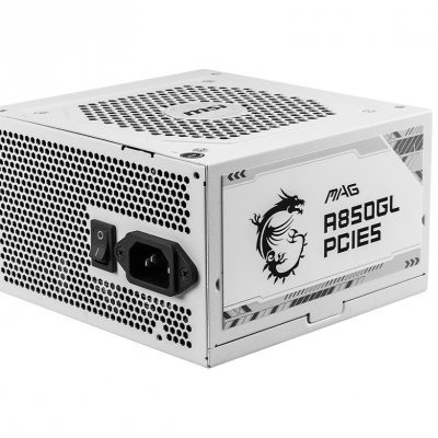 Power Supply MSI 850 Watts Efficiency 80 PLUS GOLD PFC Active MAGA850GLPCIE5WHITE