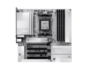 Mainboard MSI AMD B850 Socket AM5 micro ATX RAM DDR5-SDRAM 4xSlots Wi-Fi Yes Bluetooth Yes 1xPCI Express x4 slots 1xPCI Express x16 slots 2xNumber of M.2 (M) slots PROB850M-AWIFIPZ