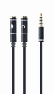 CABLE AUDIO 3.5MM 4-PIN TO/3.5MM S+MIC CCA-417M GEMBIRD