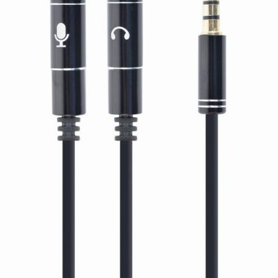 CABLE AUDIO 3.5MM 4-PIN TO/3.5MM S+MIC CCA-417M GEMBIRD