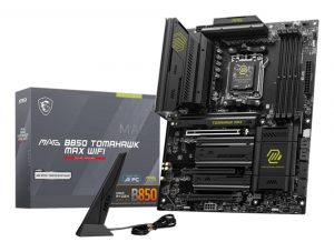 Mainboard|MSI|AMD B850|SAM5|ATX|Memory DDR5|Memory slots 4|3xPCI-Express 16x|4xM.2|1xHDMI|1xAudio-In|1xAudio-Out|4xUSB 2.0|1xUSB 3.0|2xUSB 3.2|3xUSB-C|1xRJ45|B850TOMAHAWKMAXWIFI