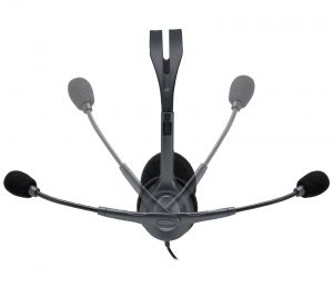 HEADSET STEREO H111/GREY 981-000593 LOGITECH