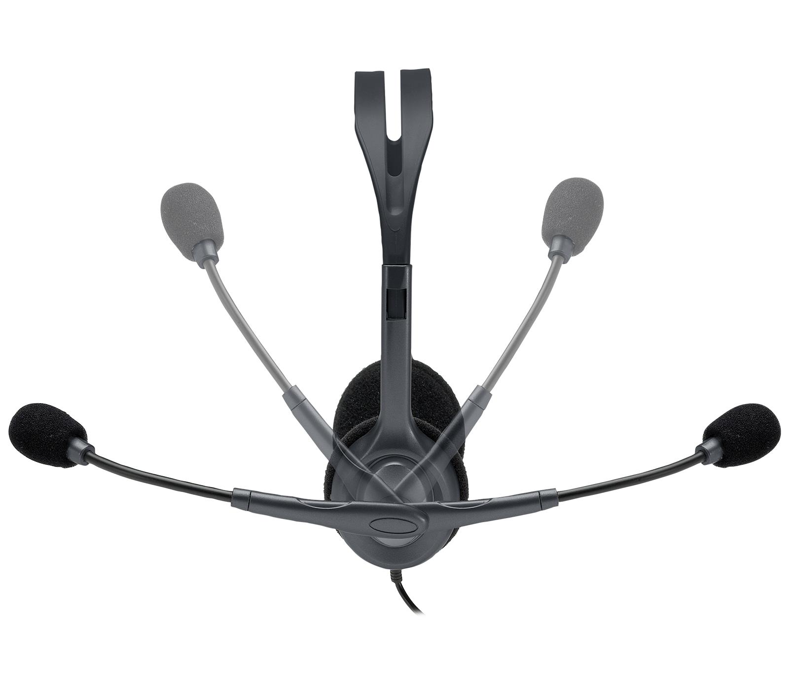 HEADSET STEREO H111/GREY 981-000593 LOGITECH