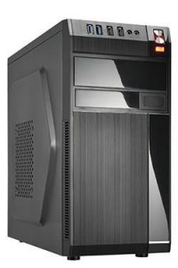Case GOLDEN TIGER Supported motherboard form factors micro ATX Black Mini Tower Baltimore 530 BALTIMORE5304USB450W