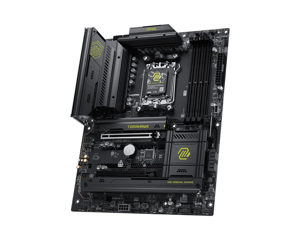 Mainboard MSI AMD B850 Socket AM5 ATX RAM DDR5-SDRAM 4xSlots Wi-Fi Yes Bluetooth Yes 3xNumber of M.2 (M) slots MAGB850TOMAHAWKWIFI