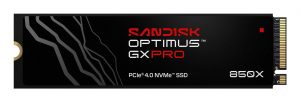 SSD SANDISK 600xTBW rating MTBF 1750000 h Read speed 7300 MB/s Write speed 6300 MB/s NVMe Yes PCI Express 4.0 M.2 1000 GB SDSP81100TAN-000E0