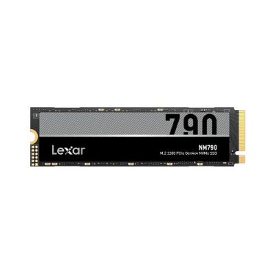 SSD LEXAR NM790 512GB M.2 PCIe Gen4 NVMe Write speed 4400 MBytes/sec Read speed 7200 MBytes/sec 2.45mm TBW 500 TB MTBF 1500000 hours LNM790X512G-RNNNG