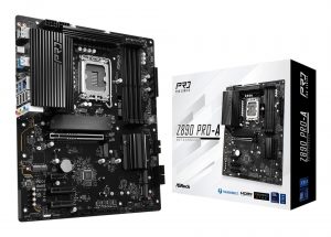 Mainboard ASROCK Intel Z890 LGA1851 ATX Memory DDR5 Memory slots 4 1xPCI-Express 4.0 1x 2xPCI-Express 4.0 4x 1xPCI-Express 5.0 16x 1xM.2 1xHDMI 1xDisplayPort 4xUSB 2.0 2xUSB 3.2 type B 1xUSB 3.2 1xUSB-C 1xUSB-C w/Thunderbolt 1xRJ45 3xAudio port Z890PRO-A