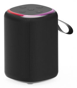 Portable Speaker GEMBIRD Black Wireless Bluetooth SPK-BT-LED-08S