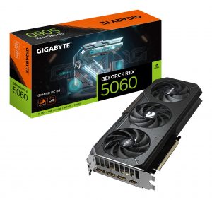 Graphics Card GIGABYTE NVIDIA GeForce RTX 5060 2595 MHz 8 GB GDDR7 128 bit PCI Express 5.0 Active GV-N5060GAMINGOC-8GD