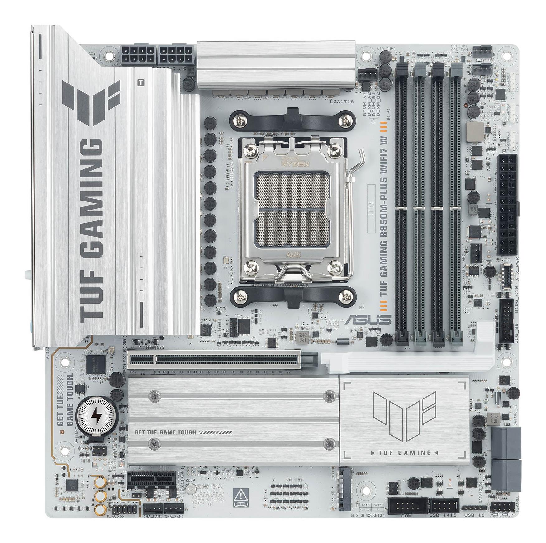 Mainboard ASUS AMD B850 SAM5 Micro-ATX Memory DDR5 Memory slots 4 GAMINGB850M-PLUSWIFI7W