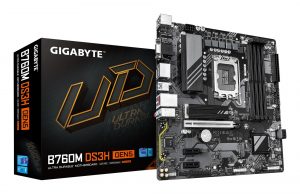Mainboard GIGABYTE Intel B760 Express LGA1700 Micro-ATX Memory DDR5 Memory slots 4 B760MDS3HGEN5