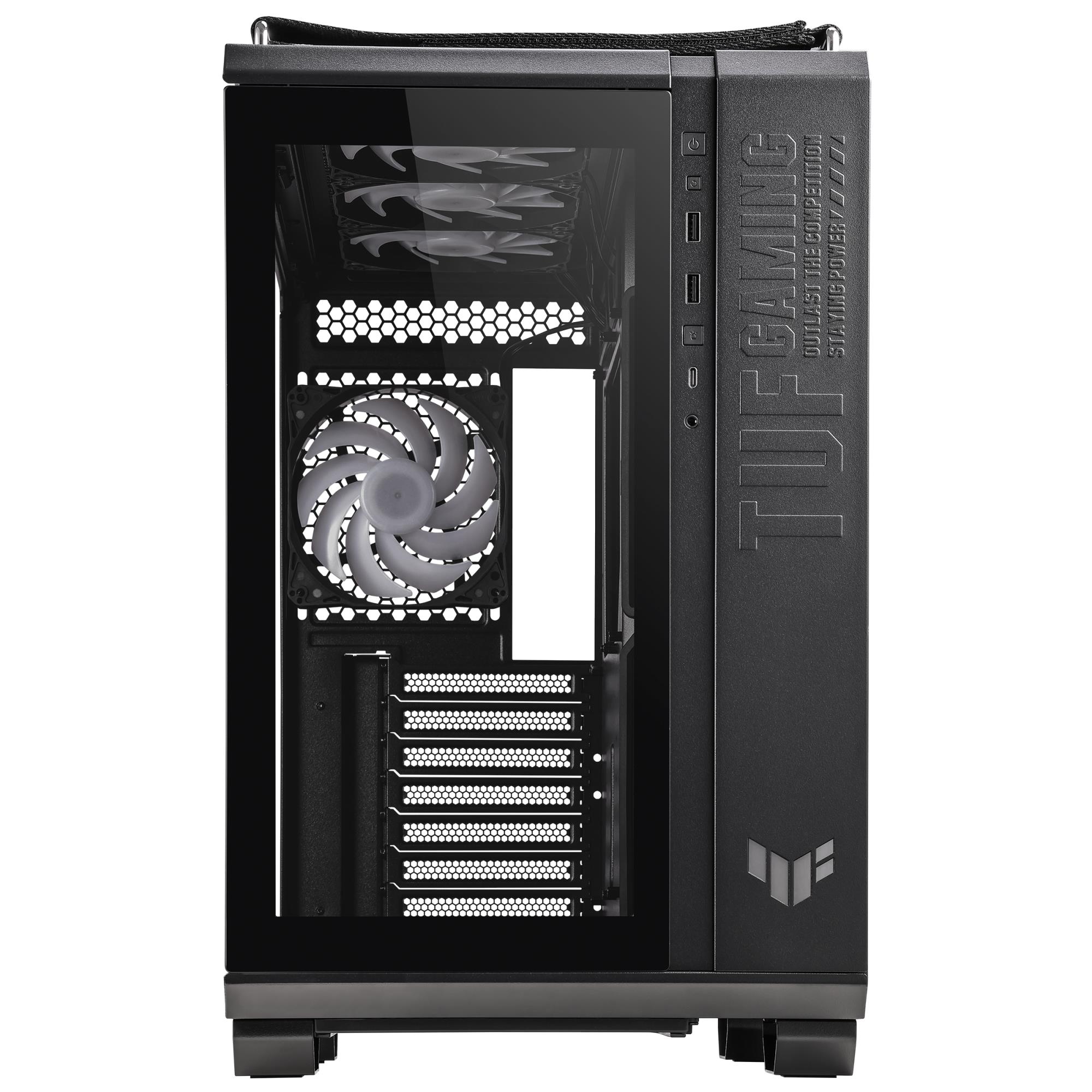 Case ASUS GT502 PLUS MidiTower Not included ATX MicroATX MiniITX Colour Black GT502PLUS/BLK/TG/TUFGAM
