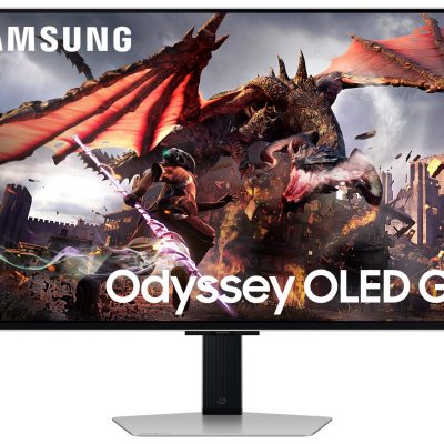 Monitor SAMSUNG 32" Gaming/Smart/4K Panel OLED 3840x2160 16:9 0.03 ms Speakers Swivel Pivot Height adjustable Tilt Colour Silver LS32DG802SUXDU