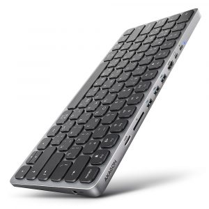 KEYBOARD + I/O HUB 9IN1/0.6M HMC-KB-CRL AXAGON