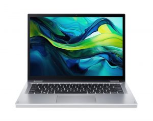 Notebook|ACER|Aspire|Go Spin 14|AGSP14-31PT-C72L|CPU Intel N-Series|N150|800 MHz|14"|Touchscreen|1920x1200|RAM 16GB|LPDDR5|SSD 512GB|IntelGraphics|Integrated|ENG|Windows 11 Home|Pure Silver|1.54 kg|NX.J3UEL.001