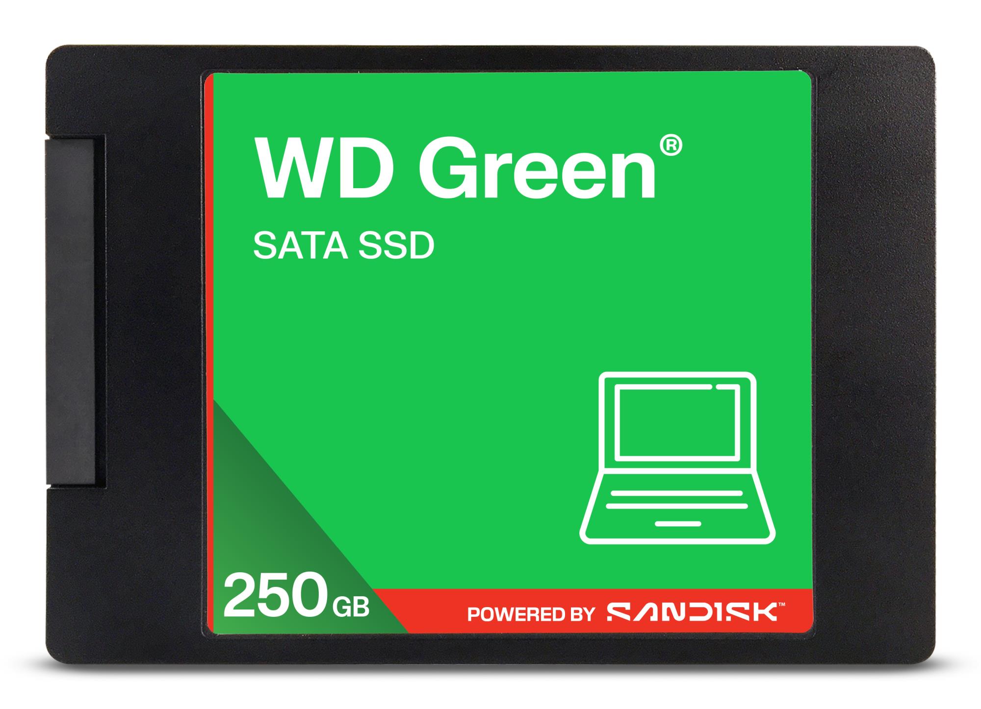 SSD SANDISK Green POWERED BY SANDISK 250 GB Serial ATA III Read speed 545 MB/s 2.5″ WDS250G5G0A