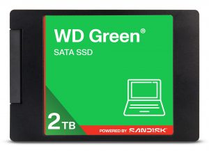 SSD SANDISK Green POWERED BY SANDISK 2000 GB Serial ATA III Read speed 545 MB/s 2.5" WDS200T5G0A-00CPT0