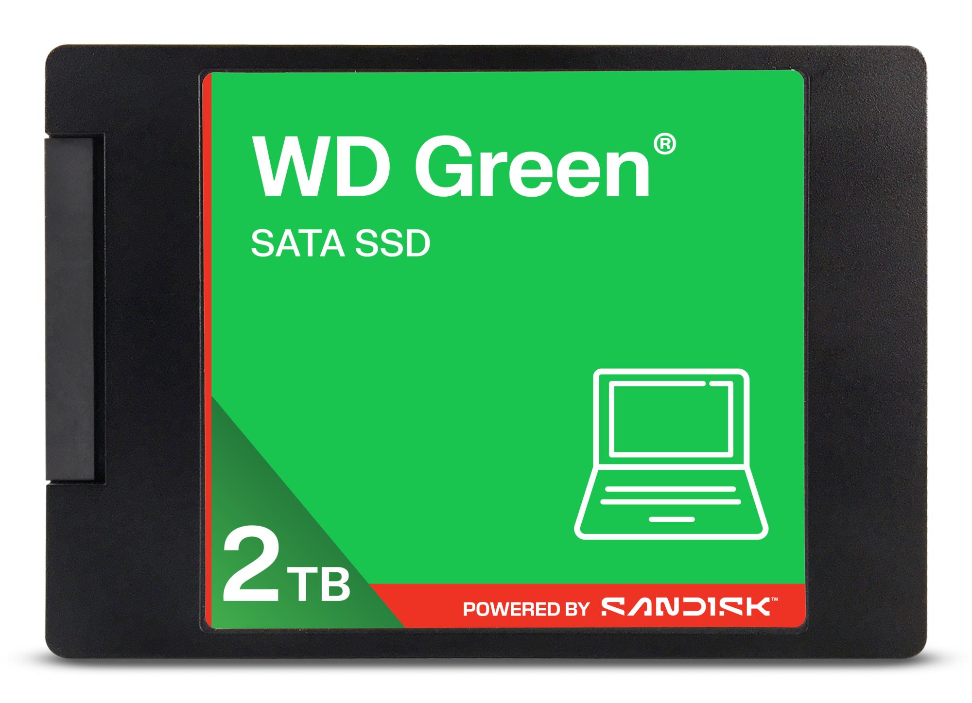 SSD SANDISK Green POWERED BY SANDISK 2000 GB Serial ATA III Read speed 545 MB/s 2.5" WDS200T5G0A-00CPT0
