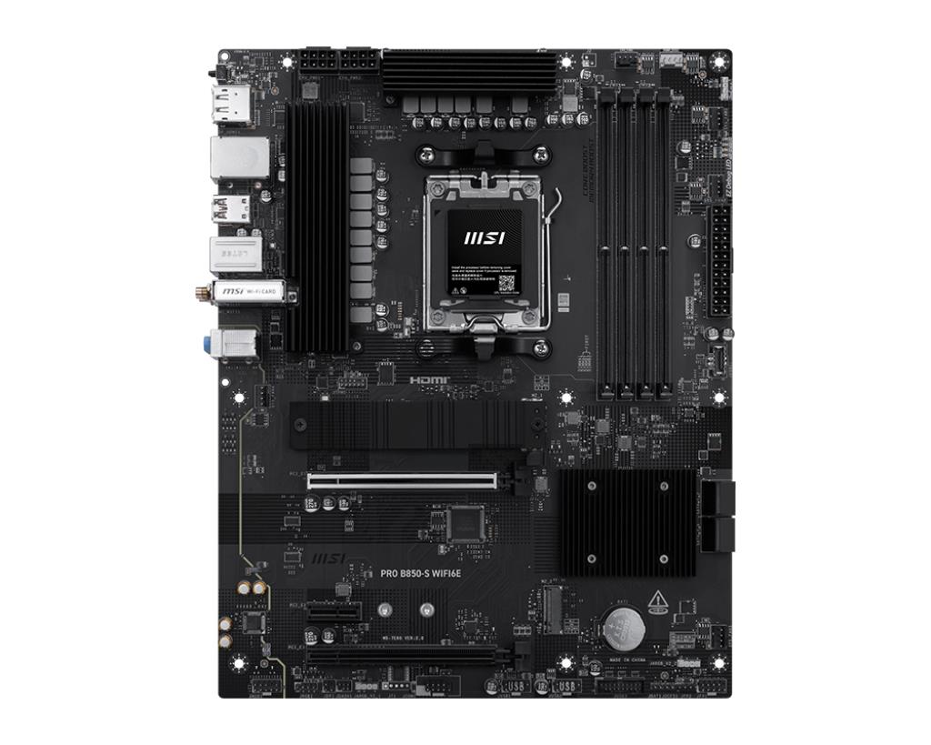 Mainboard MSI AMD B850 SAM5 ATX Memory DDR5 Memory slots 4 PROB850-SWIFI6E