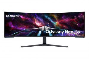 LCD Monitor SAMSUNG 57" Gaming/Curved Matte Panel VA 7680x2160 32:9 240Hz 1 ms Speakers Colour Black / White LS57CG952NUXEN