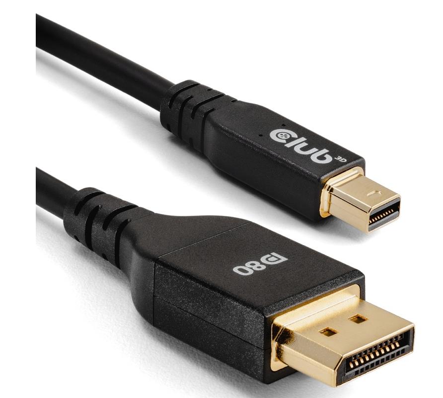 CABLE MINI DP TO DP 1M/M/M CAC-1116 CLUB3D