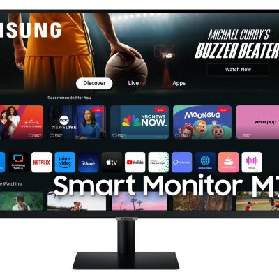 LCD Monitor SAMSUNG 32" Smart Panel VA 3840x2160 16:9 60 Hz 4 ms Colour Black LS32DM702UUXDU