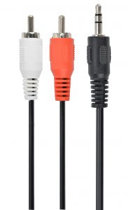 CABLE AUDIO 3.5MM TO 2RCA 2.5M/CCA-458-2.5M GEMBIRD