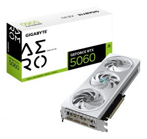 Graphics Card GIGABYTE NVIDIA GeForce RTX 5060 2595 MHz 8 GB GDDR7 128 bit PCI Express 5.0 Active GV-N5060AEROOC-8GD
