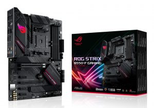 Mainboard ASUS AMD B550 SAM4 ATX 3xPCI-Express 3.0 1x 1xPCI-Express 3.0 16x 2xM.2 1xPCI-Express 4.0 16x Memory DDR4 Memory slots 4 1xHDMI 1xDisplayPort 2xUSB 2.0 1xUSB type C 5xUSB 3.2 1xOptical S/PDIF 1xRJ45 5xAudio port ROGSTRIXB550-FGAMING