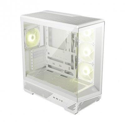Case MSI ATX/micro ATX/Mini-ITX White/Transparent Midi Tower MAG PANO 130R PZ WHITE MAGPANO130RPZWHITE
