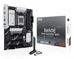 Mainboard|ASUS|AMD B650|SAM5|ATX|Memory DDR5|Memory slots 4|2xPCI-Express 3.0 16x|1xPCI-Express 4.0 16x|1xPCI-Express 5.0 16x|3xM.2|1xHDMI|1xDisplayPort|2xUSB 2.0|5xUSB 3.2|1xUSB-C|1xRJ45|3xAudio port|B650EMAXGAMINGWIFI