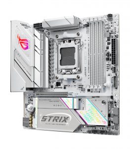 Mainboard ASUS AMD B850 SAM5 Micro-ATX Memory DDR5 Memory slots 4 1xPCI-Express 5.0 16x 4xM.2 1xHDMI 1xDisplayPort 2xUSB 2.0 4xUSB 3.2 4xUSB-C 1xOptical S/PDIF 1xRJ45 2xAudio port STRIXB850-GGAMINGWIFI