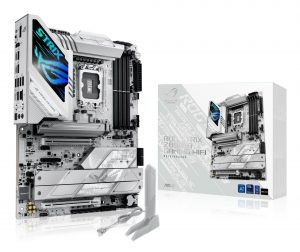 Mainboard ASUS Intel Z890 LGA1851 ATX Memory DDR5 Memory slots 4 1xPCI-Express 4.0 16x 1xPCI-Express 5.0 16x 5xM.2 1xHDMI 1xDisplayPort 1xAudio-In 1xAudio-Out 2xUSB 3.0 5xUSB 3.1 1xUSB-C 2xUSB-C w/Thunderbolt 1xOptical S/PDIF 1xRJ45 ROGSTRIXZ890-AGAMWIFI